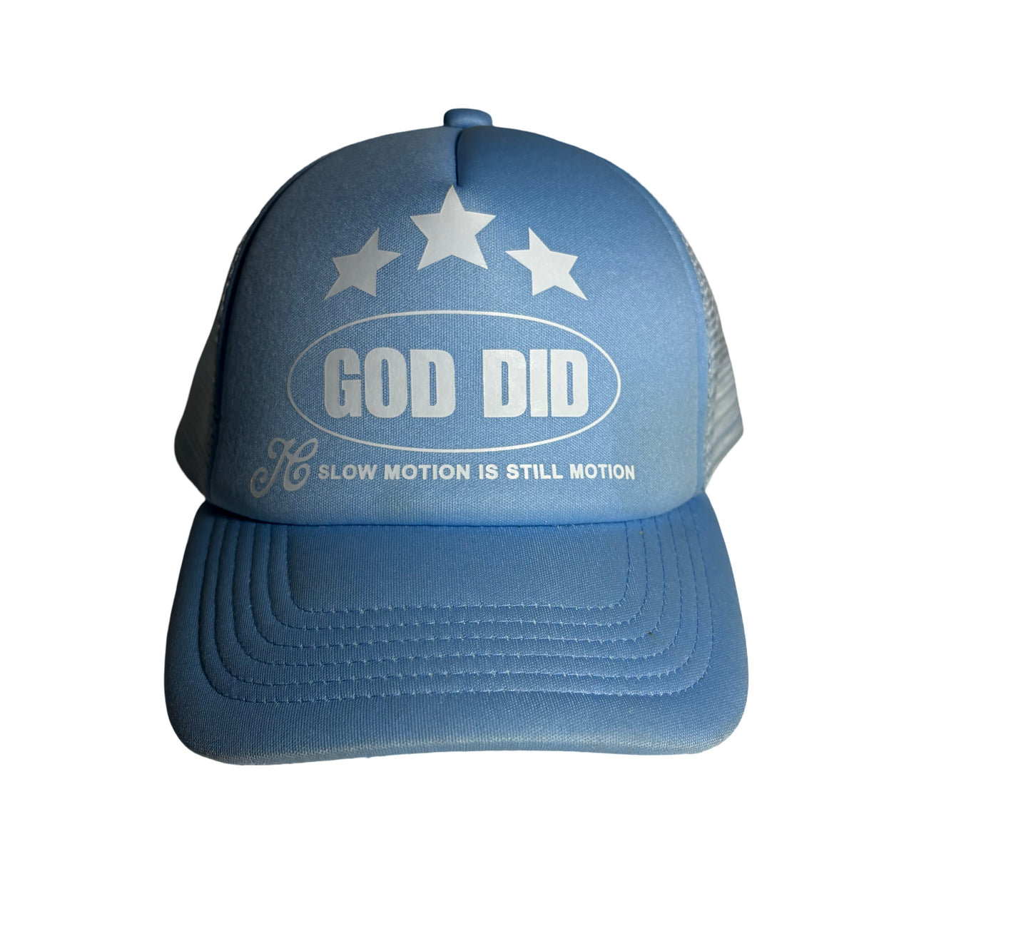 "GOD DID" TRUCKER CAP